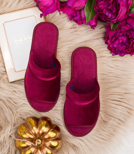 Kapcie damskie Natural Style NS-021 Purpurowe