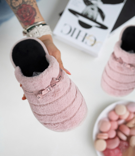 Kapcie damskie Natural Style NS-260 Różowe