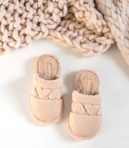 Kapcie damskie Natural Style NS-269 Beżowe